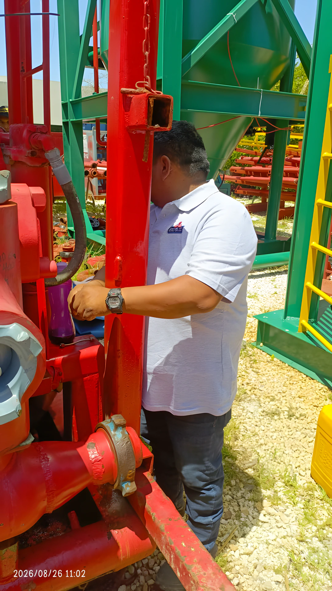 Inspección técnica de equipo de bombeo
